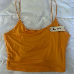 Garage spaghetti strap tank